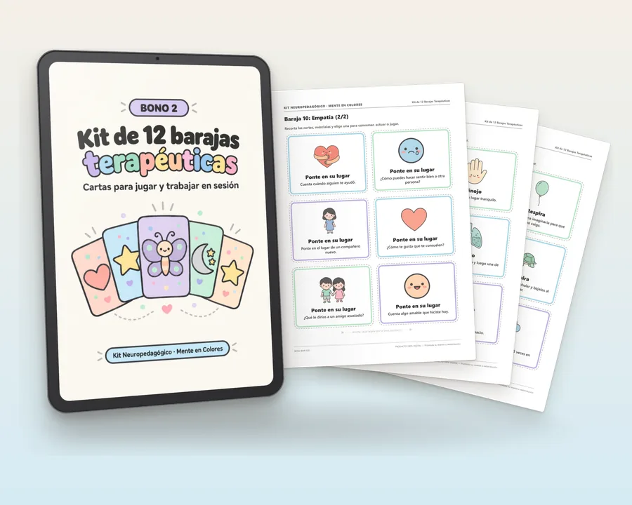 Bono 2 · Kit de 12 barajas terapéuticas