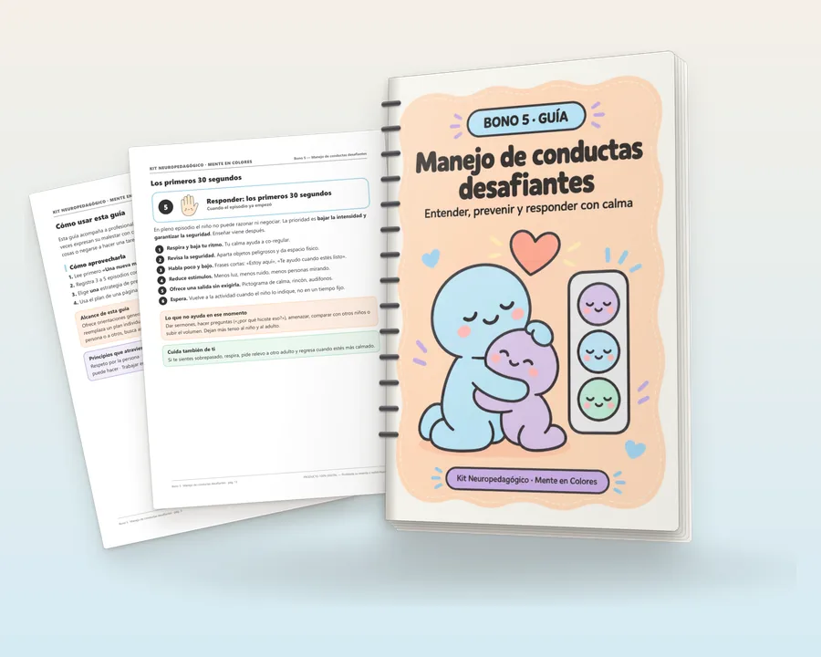 Bono 5 · Guía de manejo de conductas desafiantes
